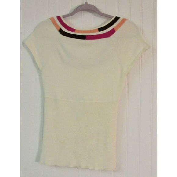 Tad b sweater cream color sz Small - Picture 2 of 4
